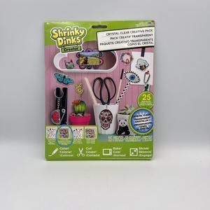 Shrinky Dinks Crystal Clear Creative Pack, 25‎ Pieces